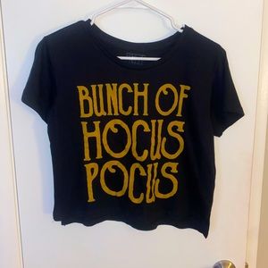 Bunch of Hocus Pocus Halloween crop top